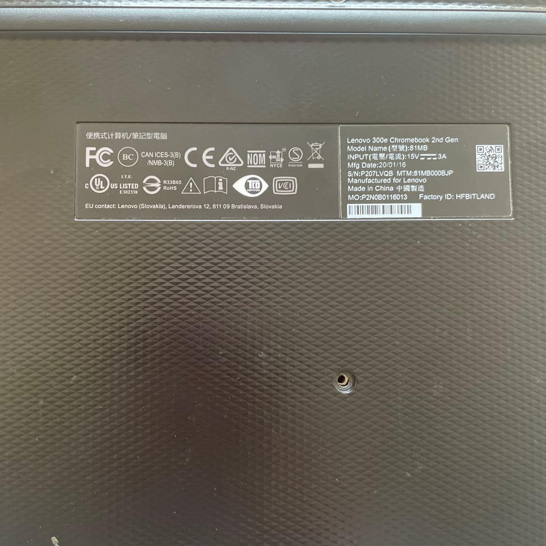 lenovo 300e Chromebook 2nd Gen ジャンク