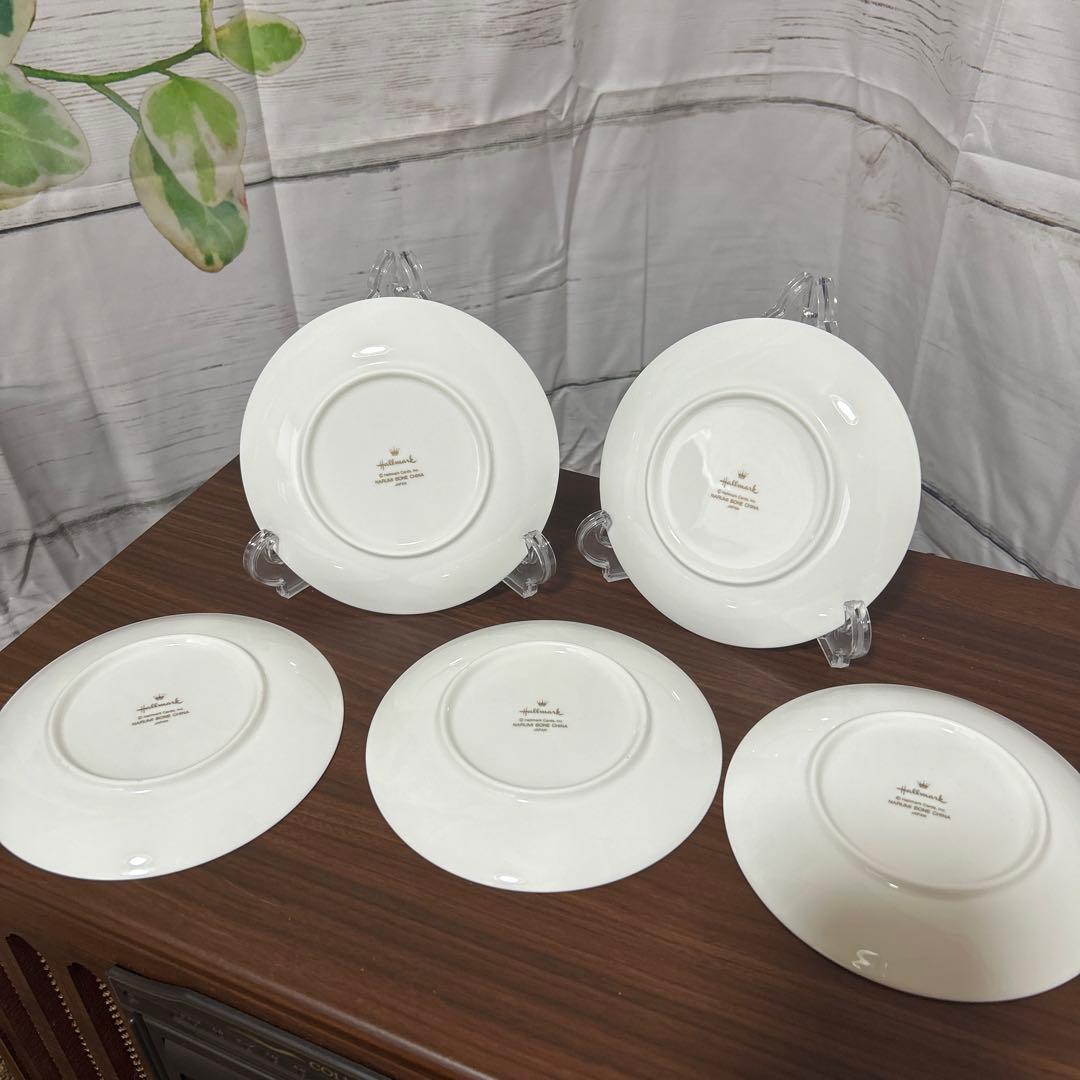 ナルミ ホールマーク テディベア 美品 ケーキ皿 5枚 セット