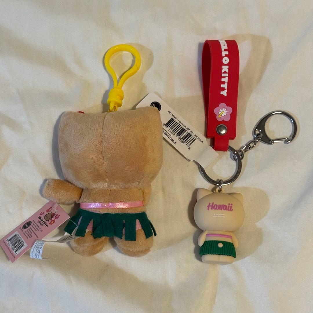 【新品】ハワイ限定　日焼けキティ　キティ　キーホルダー　ストラップ　サンリオ