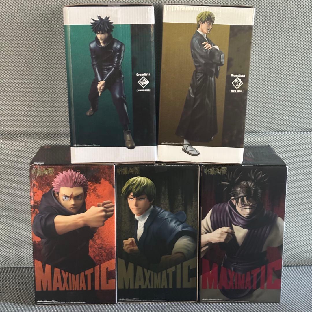呪術廻戦 フィギュア５種セット ①②Grandista ③④⑤MAXIMATIC