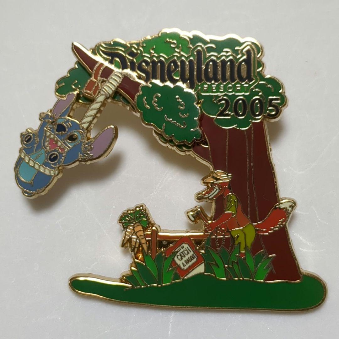 2005年 海外 ディズニー アトラクション ピンバッジ スティッチ 仮装