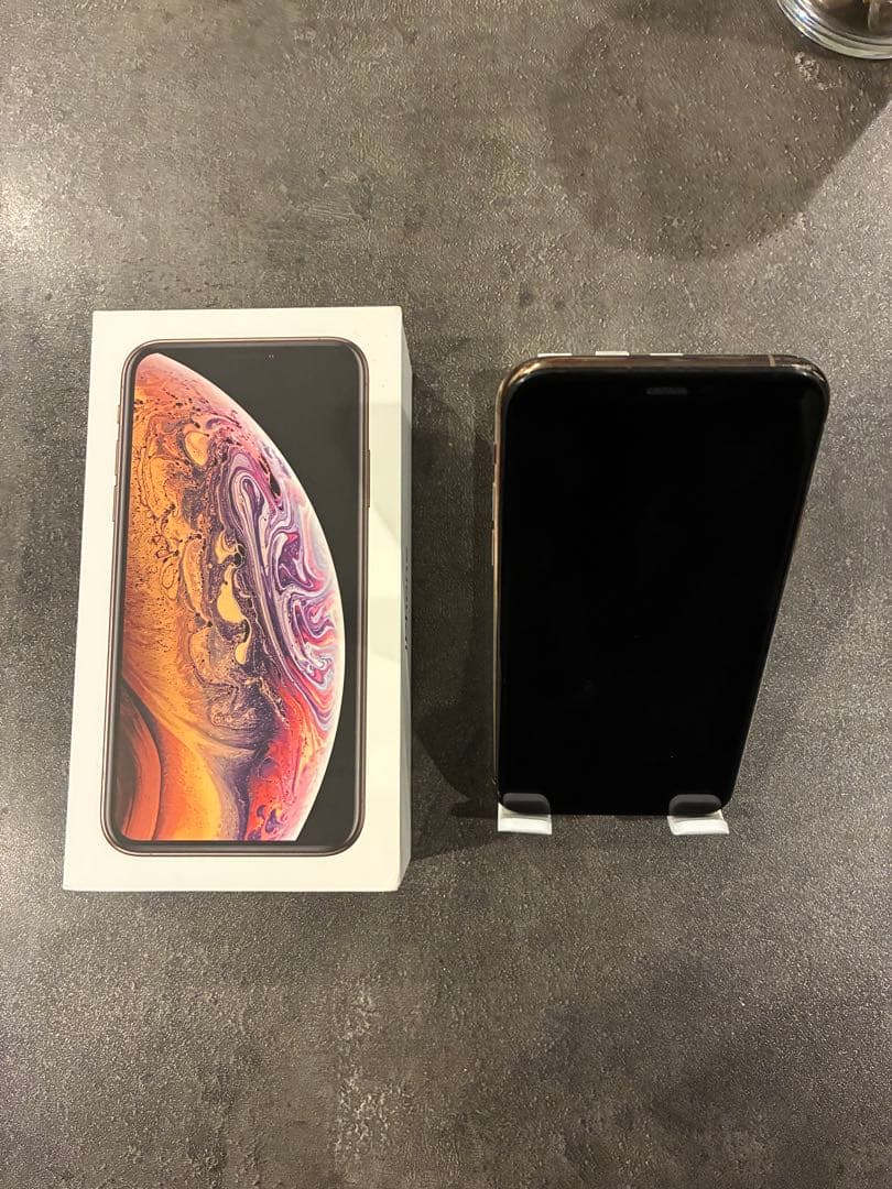 ちぃさん専用iPhone Ⅹs 64GB ゴールド SIMフリー 本体箱フィルム