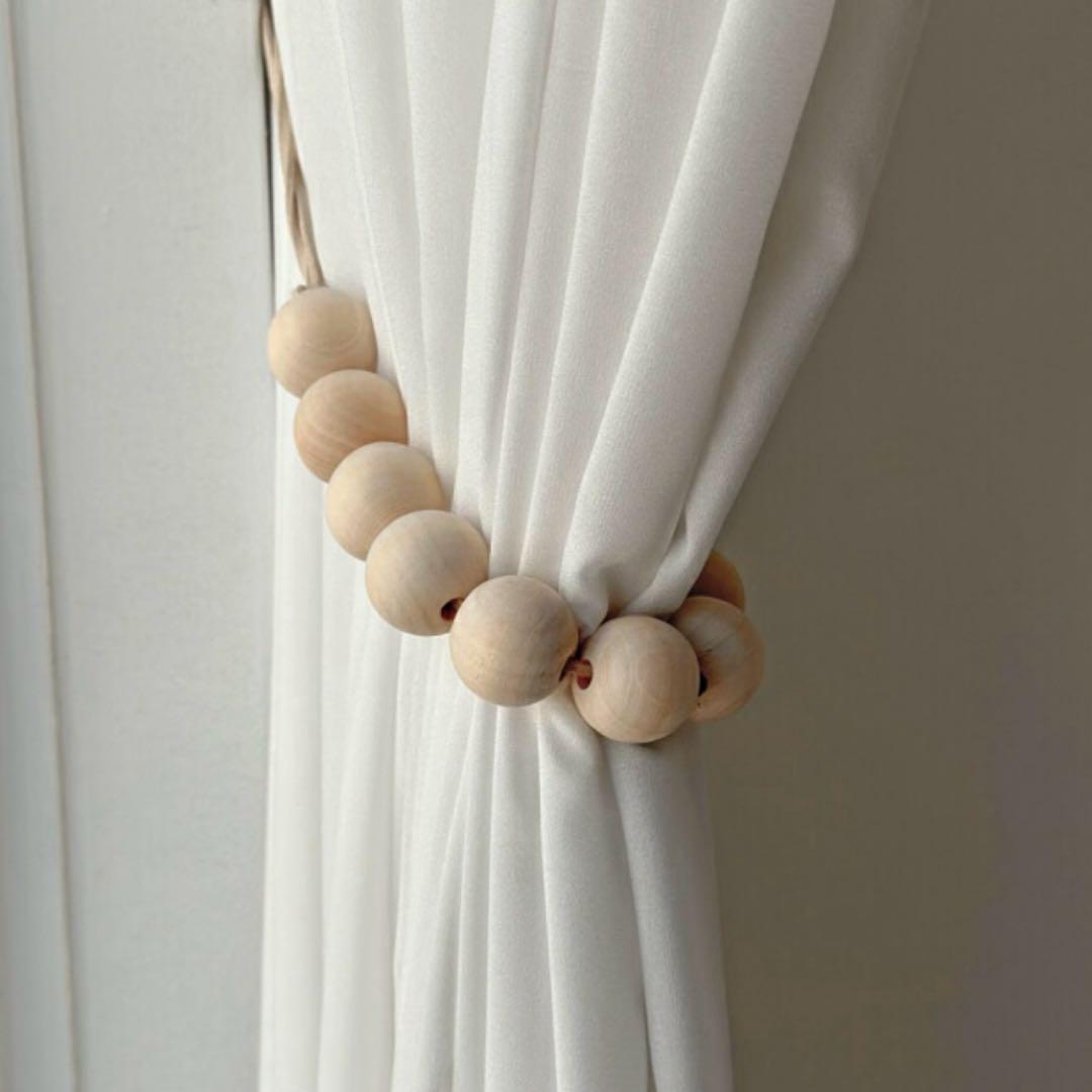 ニトリ 採光カーテン グレージュ リフレ レースカーテン セット タッセル付