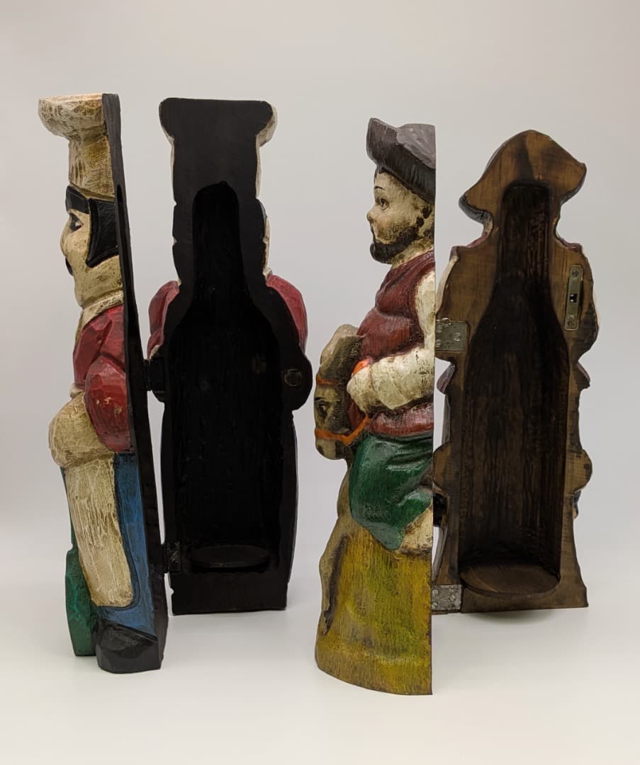 【希少4体セット】スペイン OURO社製 ボトル隠し人形 ドン・キホーテ 他