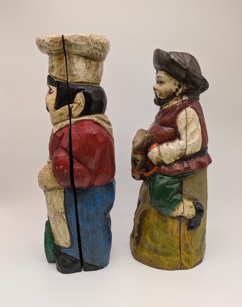 【希少4体セット】スペイン OURO社製 ボトル隠し人形 ドン・キホーテ 他