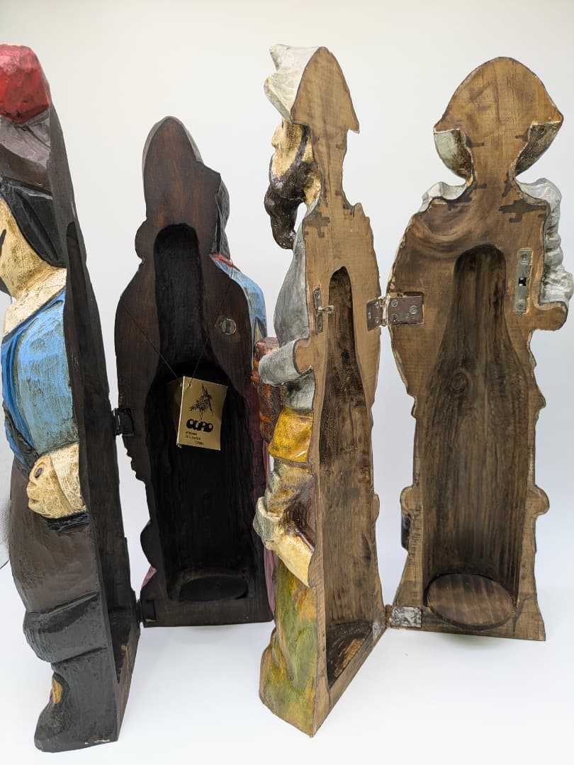 【希少4体セット】スペイン OURO社製 ボトル隠し人形 ドン・キホーテ 他