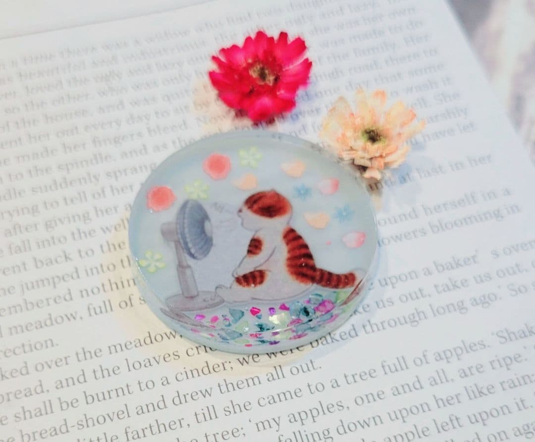 NO.65❤あ~にゃにゃにゃ❤ネコ❤レジンヘアゴム