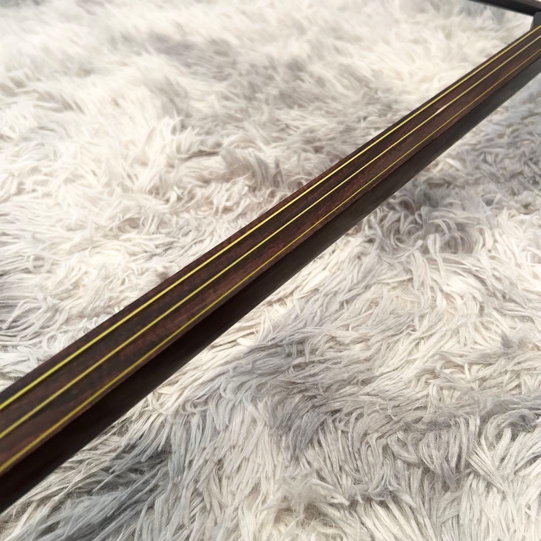 【極美品】三味線 細棹 和楽器 ケース付き 和柄装飾付