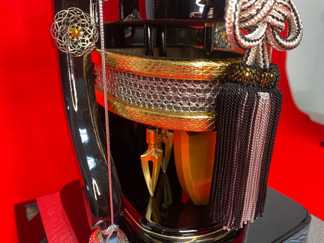 破魔弓　コンパクトガラスケース１０号・間口約２３×奥行約２２×高約３９㎝