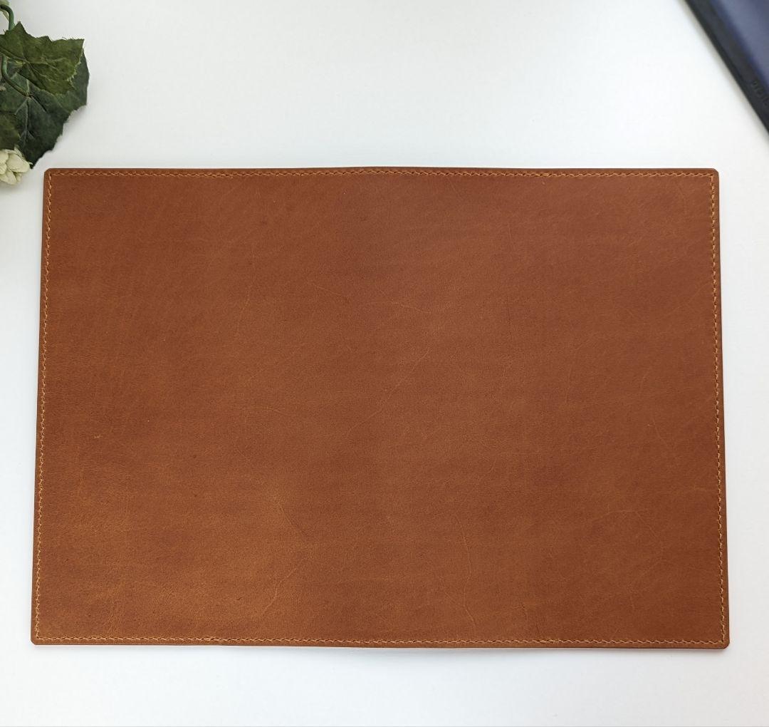 124　A5キャンパスノートカバー　本革　手縫い