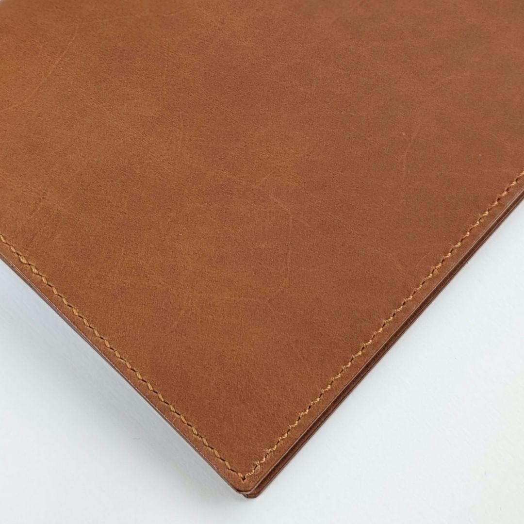 124　A5キャンパスノートカバー　本革　手縫い
