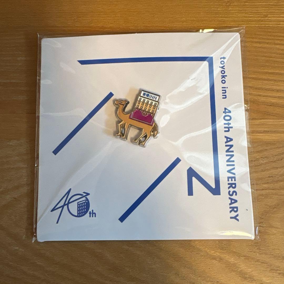東横インToyoko Inn 40th Anniversaryピンバッチ 鳥取県