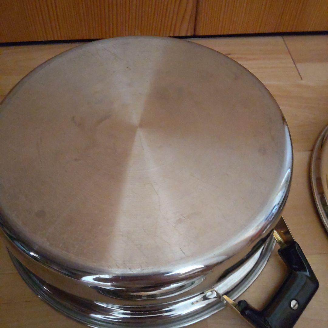 タッパーウェア レインボークッカー 浅鍋&深鍋　両手鍋セット