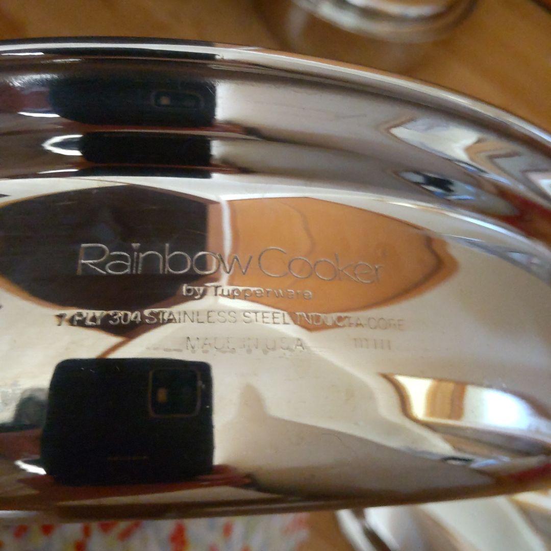 タッパーウェア レインボークッカー 浅鍋&深鍋　両手鍋セット