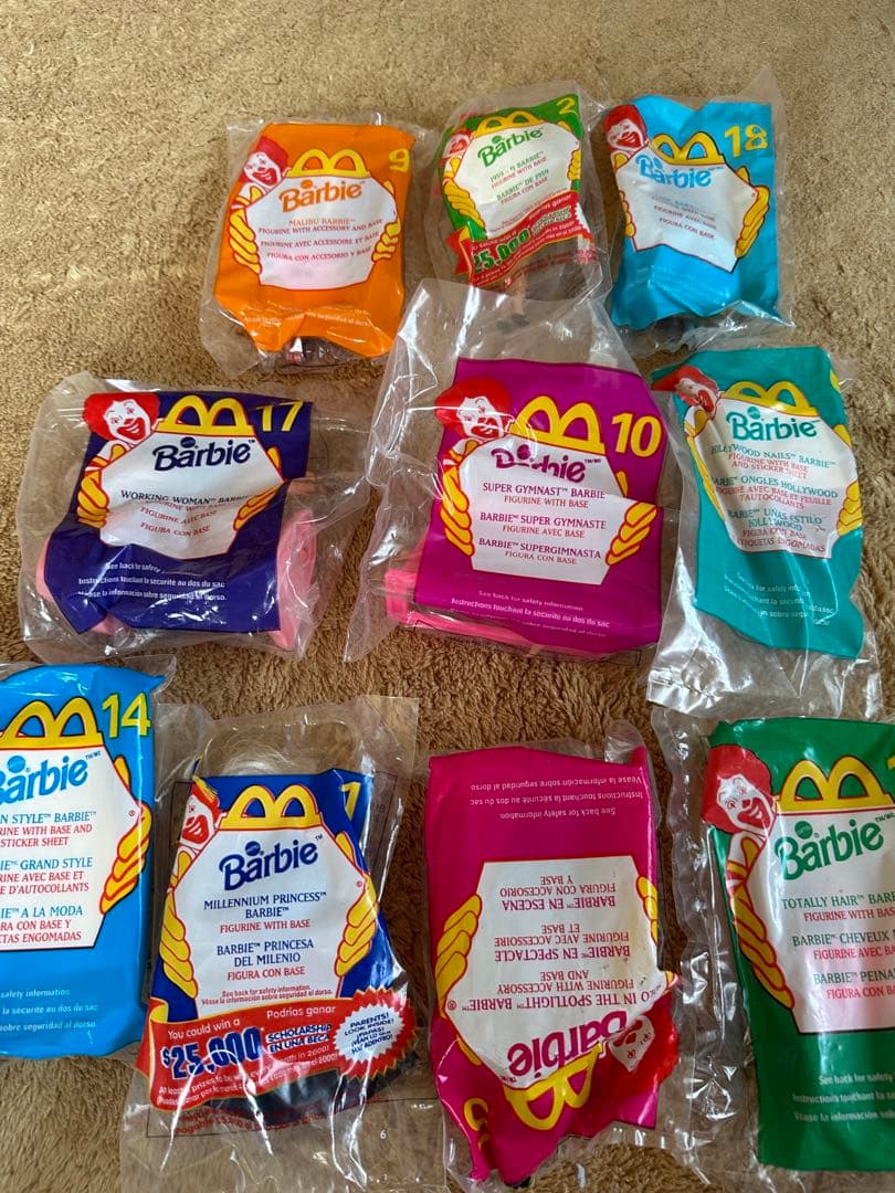 バービー　マクドナルド　海外版レア品10体