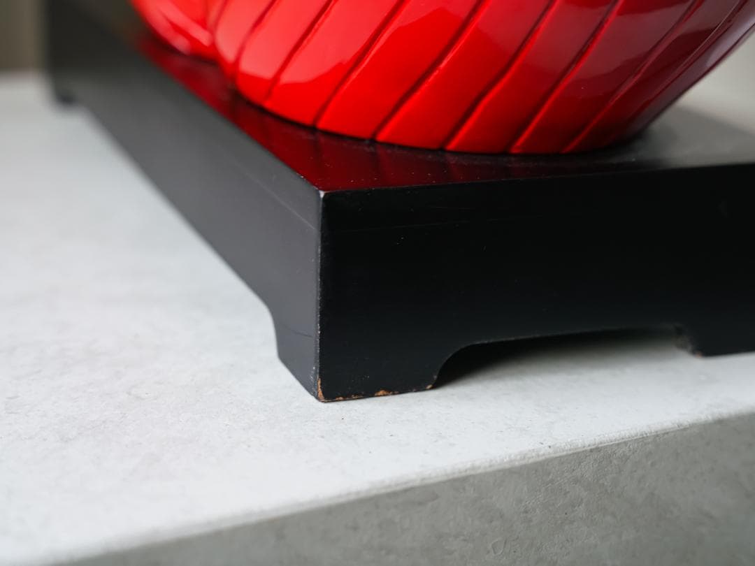 ポストモダン ヴィンテージオブジェ ロータス/蓮の花 アンティーク彫刻