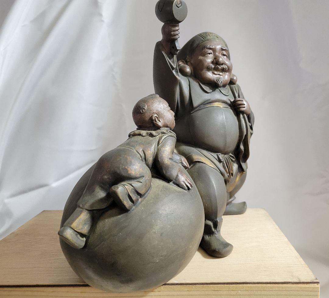 ヴィンテージ品　大黒天の銅像　縁起物