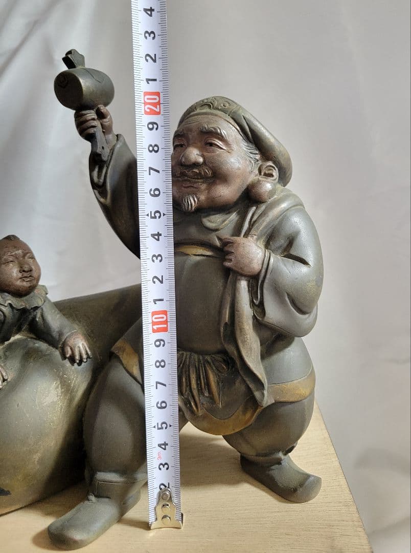 ヴィンテージ品　大黒天の銅像　縁起物