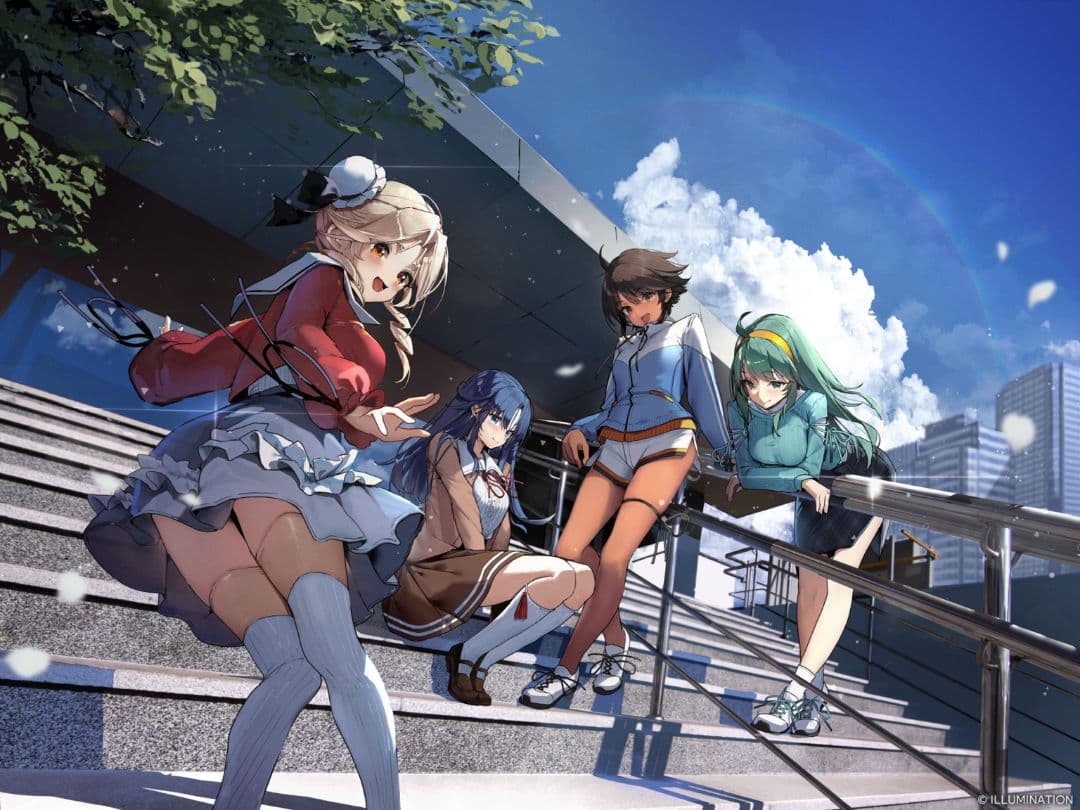 スーパーリアル麻雀VR アクリルスタンド 4人セット