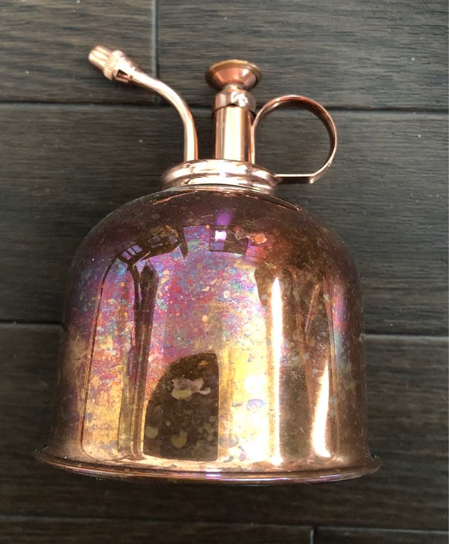 銅製の霧吹き ジョウロ　ジャンク品