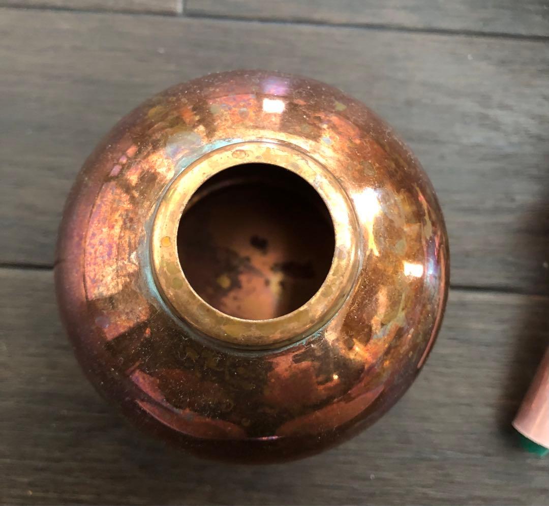 銅製の霧吹き ジョウロ　ジャンク品