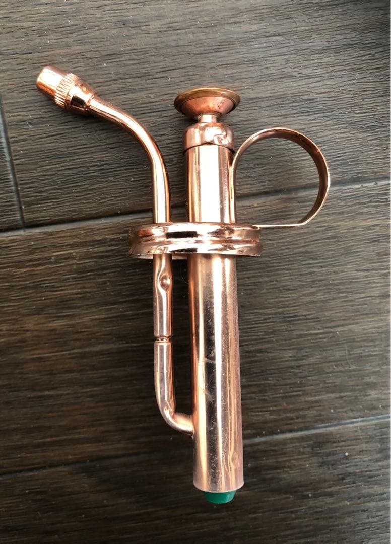 銅製の霧吹き ジョウロ　ジャンク品
