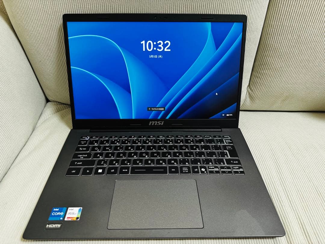 Windowsノート本体 MSI Modern14 i5-1335U RAM16GB SSD512GB