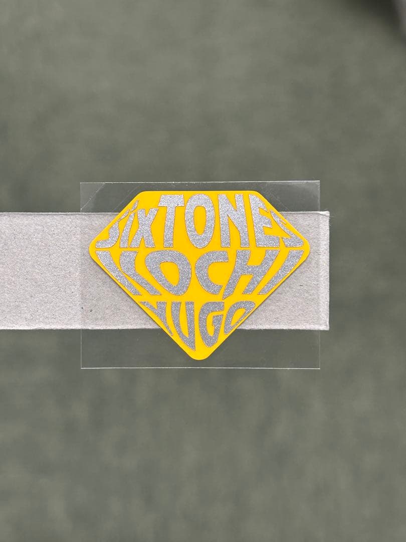 みかち 　ミニうちわ文字　ステッカー