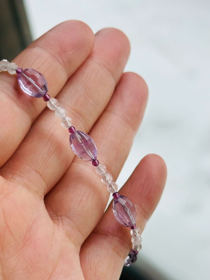 ユニドロブレスレット　アメジスト