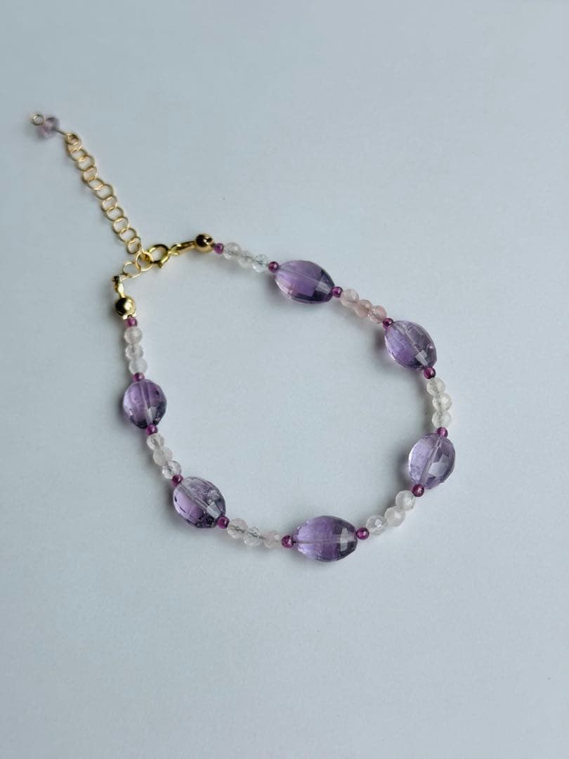ユニドロブレスレット　アメジスト