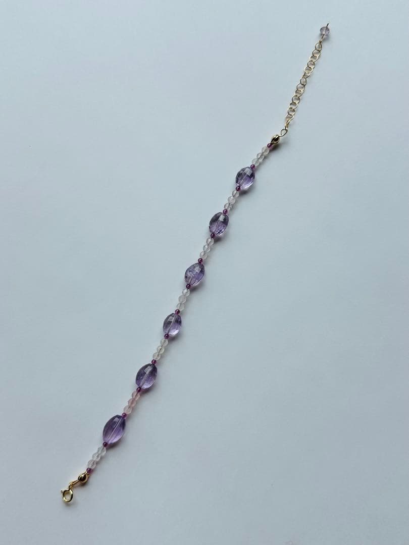 ユニドロブレスレット　アメジスト