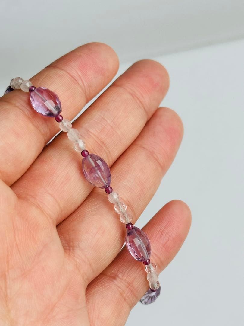 ユニドロブレスレット　アメジスト