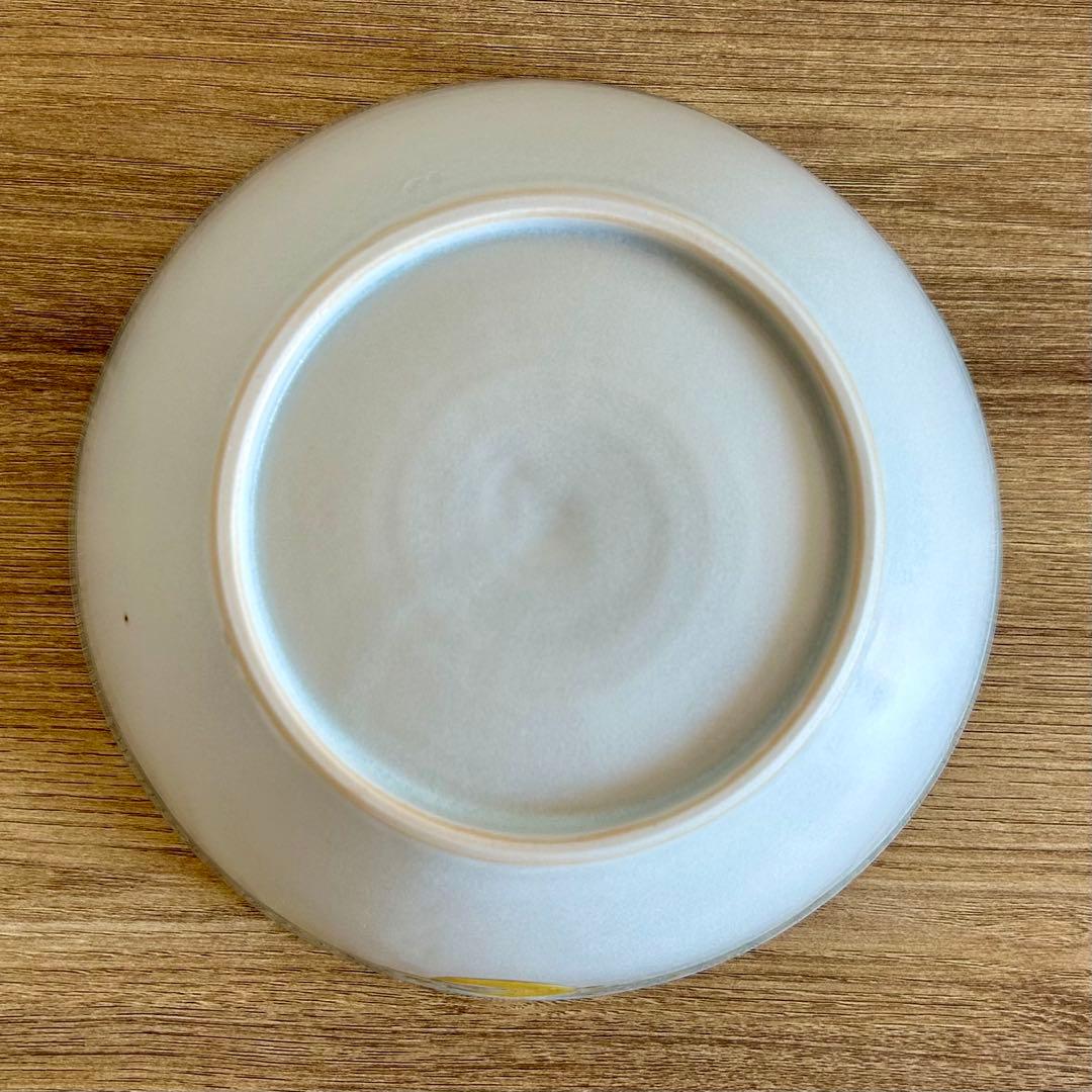 作家物　山﨑裕理さん　サラダボウル　器　皿　しろくま シリーズ　グレー　白くま