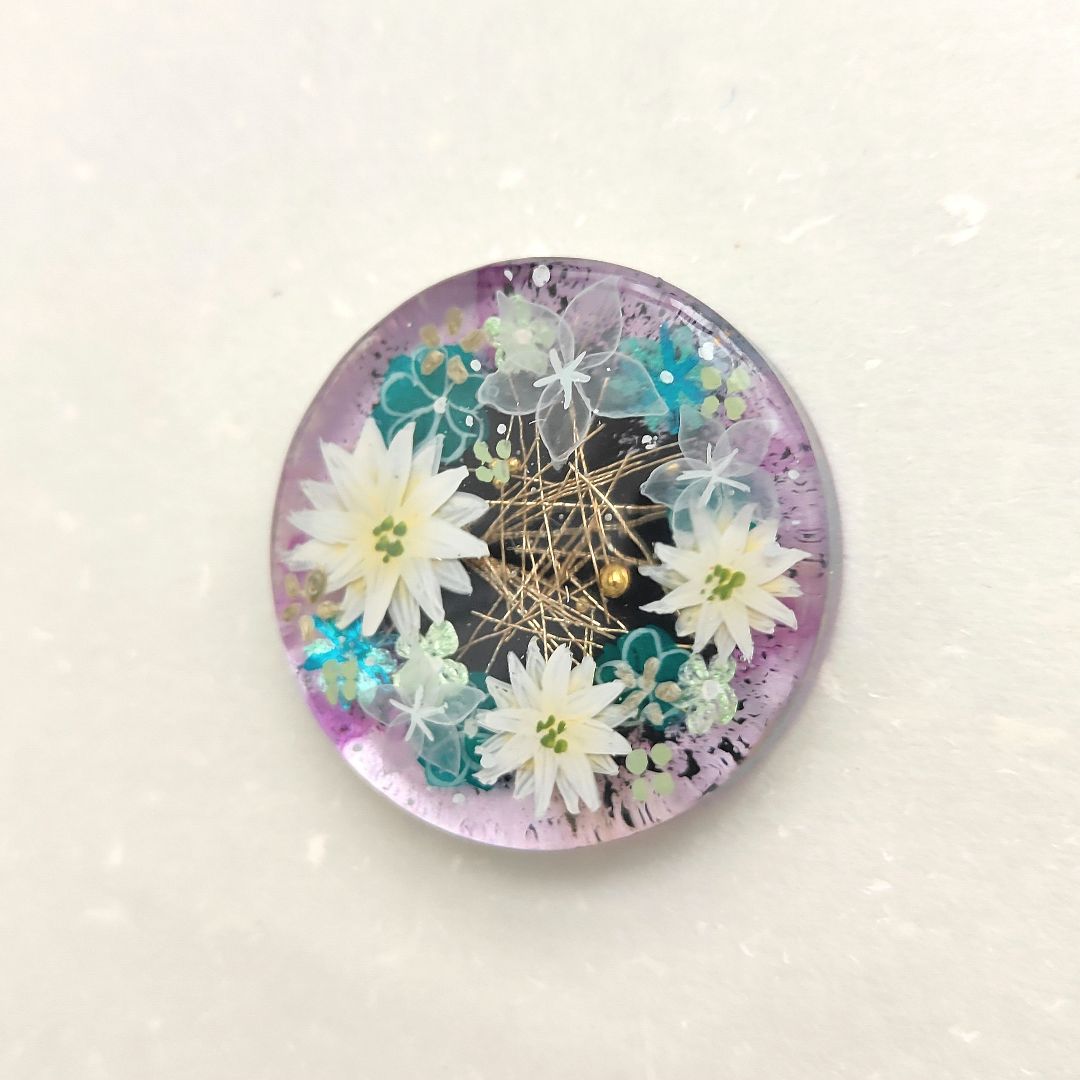 【901】ハンドメイド　レジン　ヘアゴム　ポニーフック