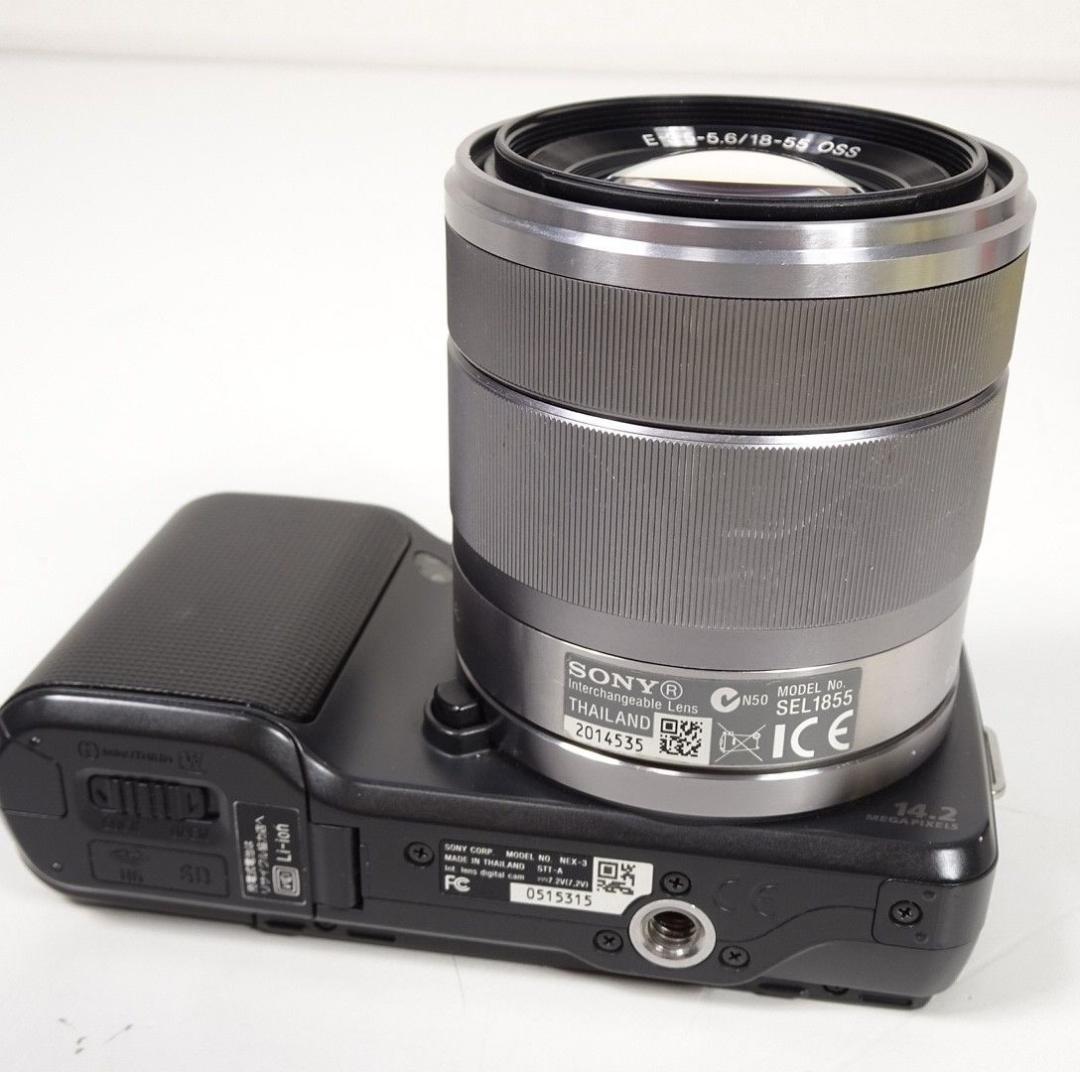 SONY NEX-3D ダブルレンズセット ブラツク 箱付 動作品