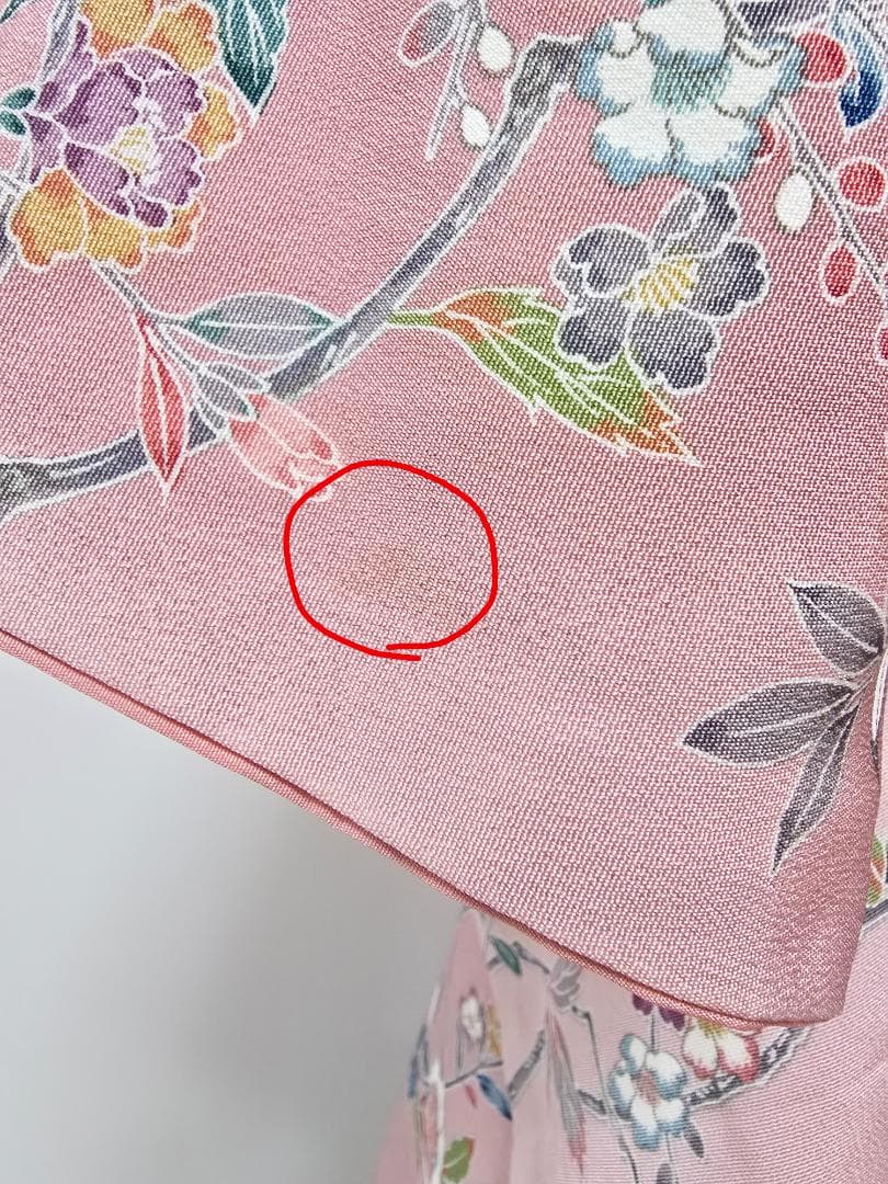 七五三　7歳　 正絹　着物　セット　女の子 c91