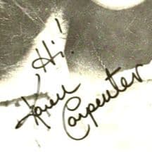 Carpenters70年代当時物サイン入ポートレート2枚ファンレター返信品希少