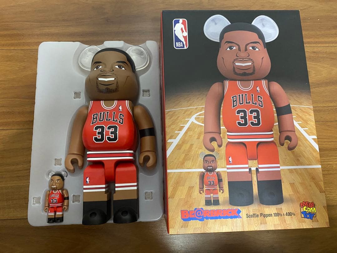 BE@RBRICK Scottie Pippen 100％ & 400％正規品