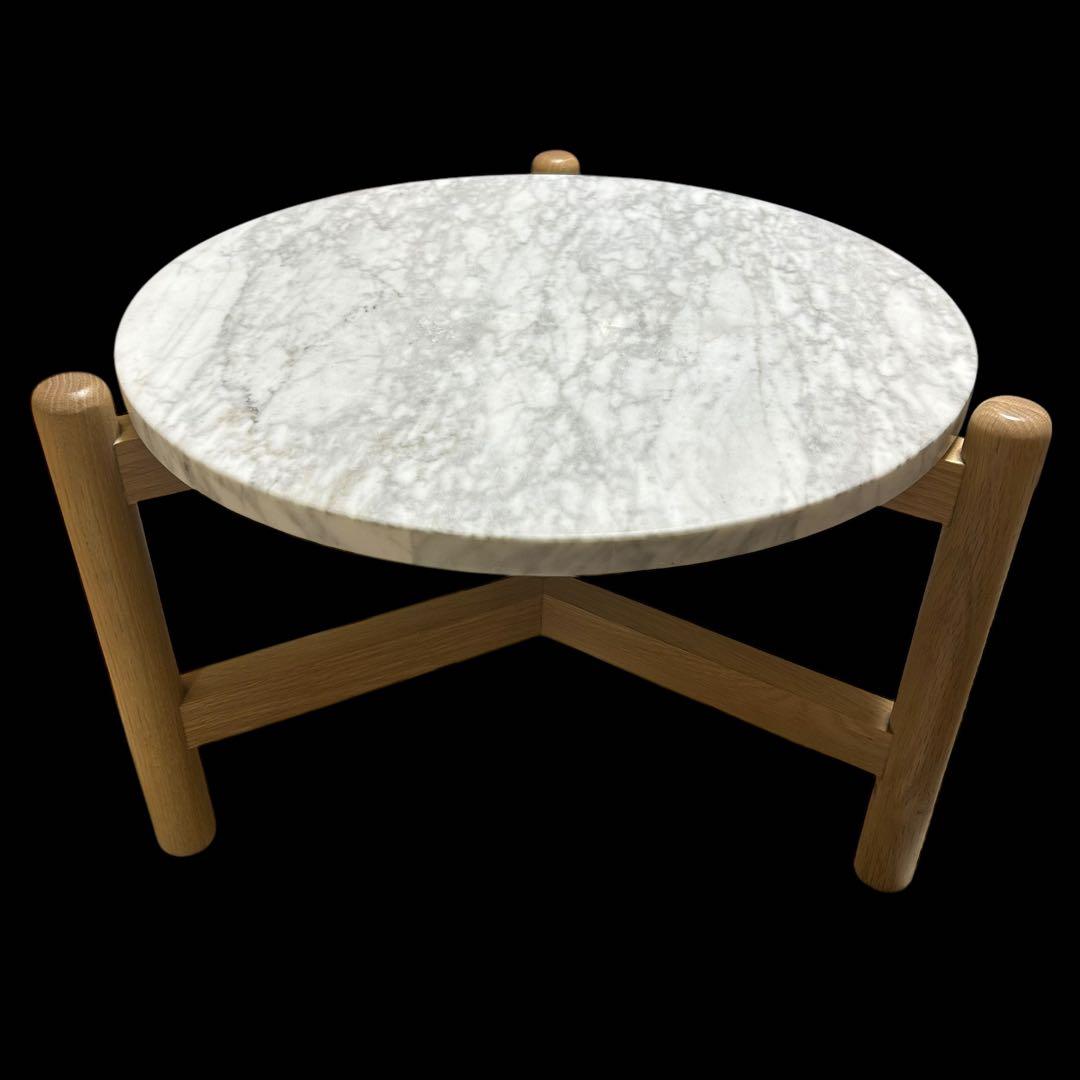 ゆう　francfranc フランフラン　シラフ　大理石テーブル