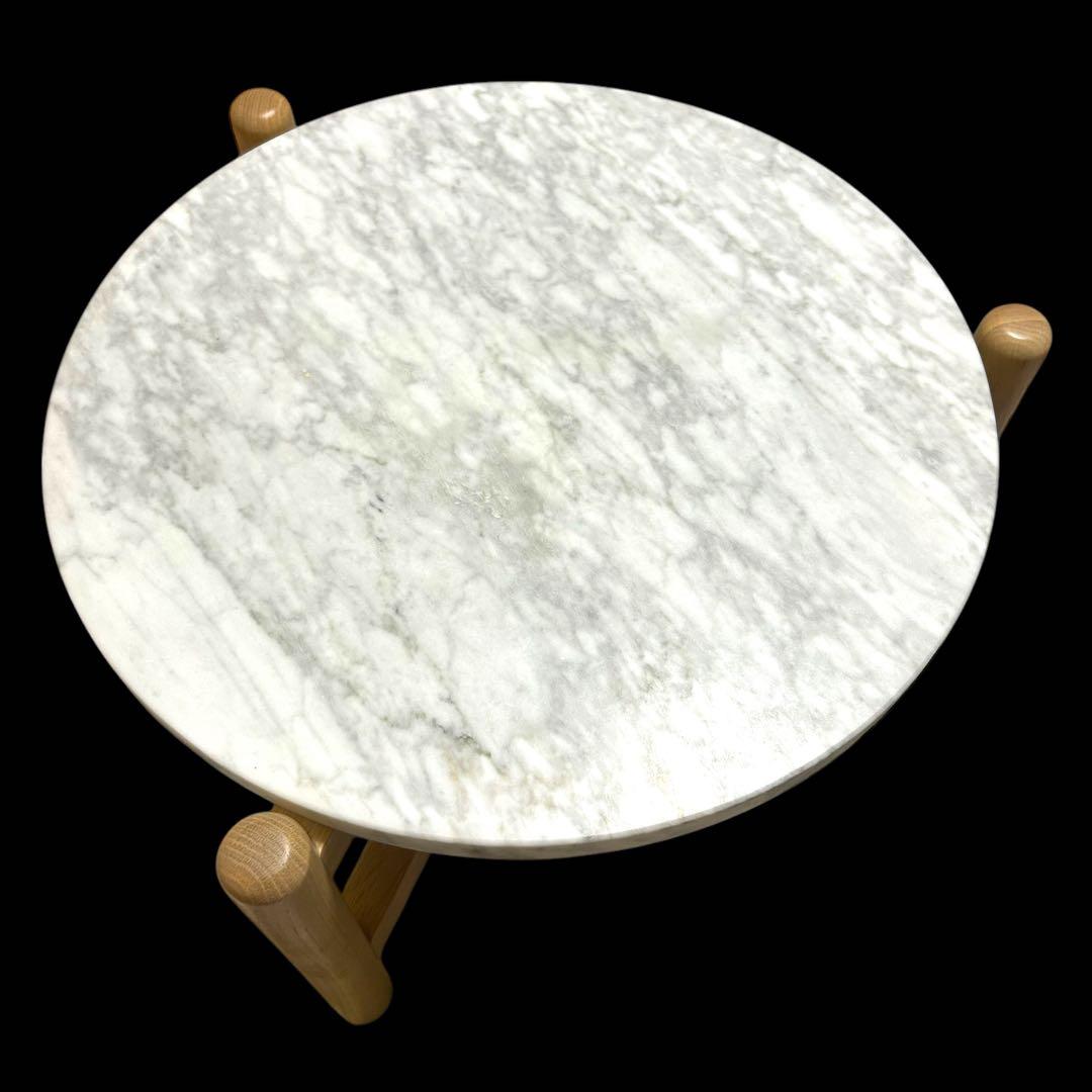 ゆう　francfranc フランフラン　シラフ　大理石テーブル