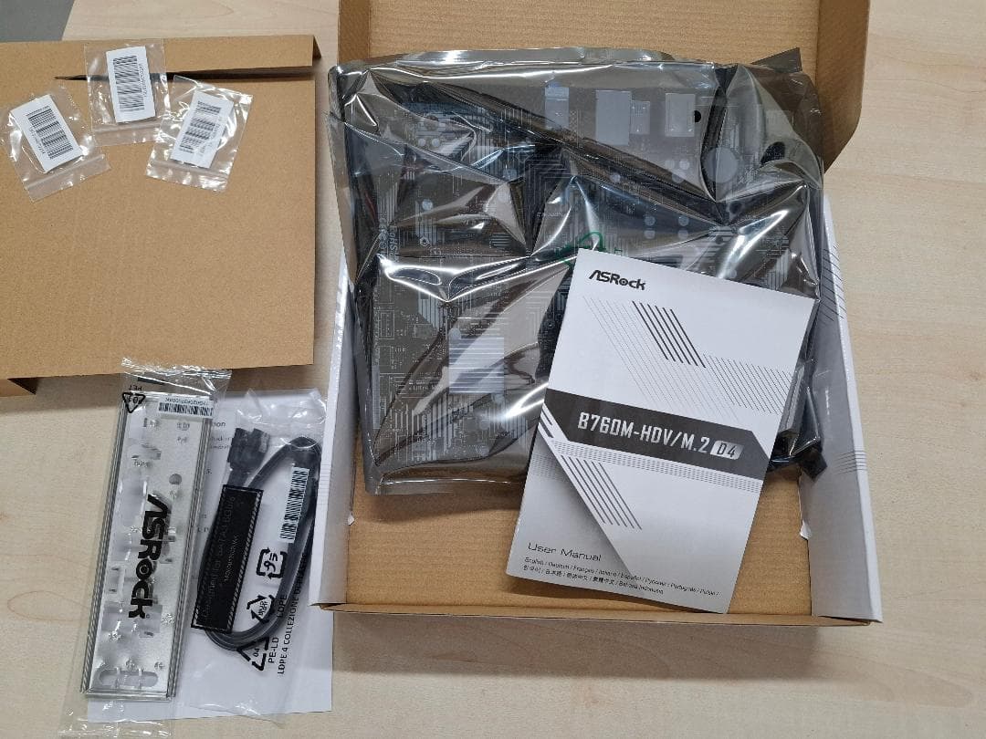 新品未使用 ASRock B760M-HDV/M.2 D4 マザーボード