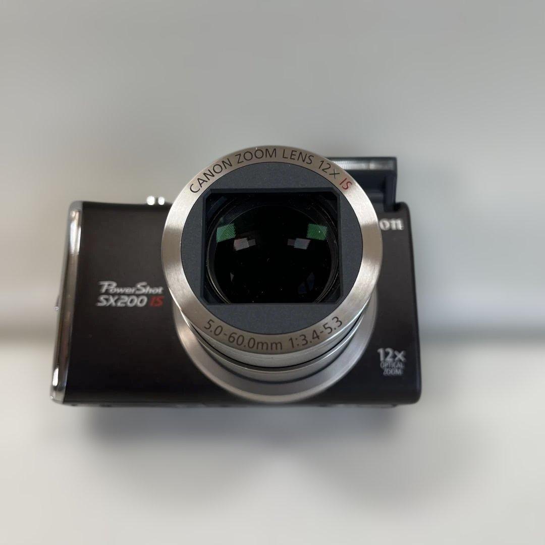 【美品】Canon キヤノン PowerShot SX200IS ブラック