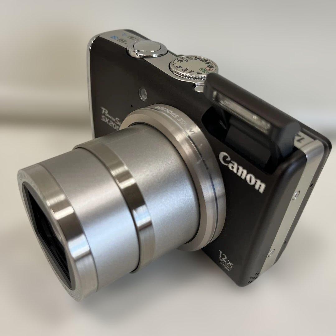 【美品】Canon キヤノン PowerShot SX200IS ブラック