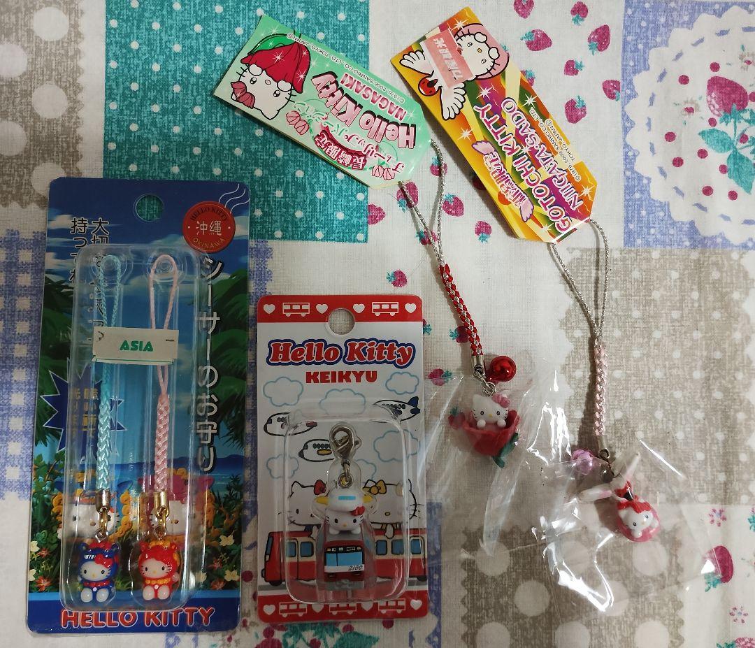ハローキティ ご当地 ストラップ ボールペン まとめ売り 根付け