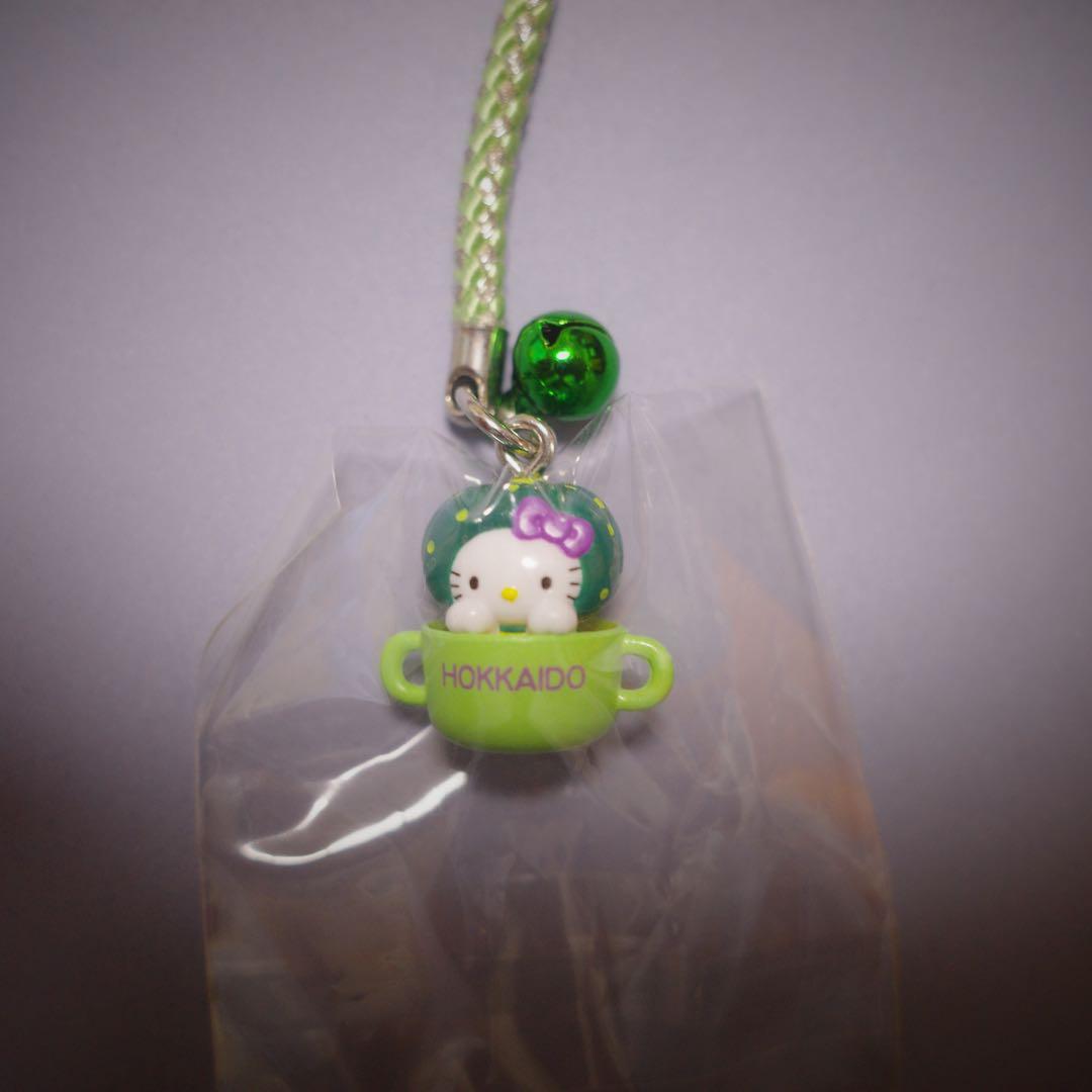 ご当地キティ　根付　根付け　ストラップ　北海道　スープ