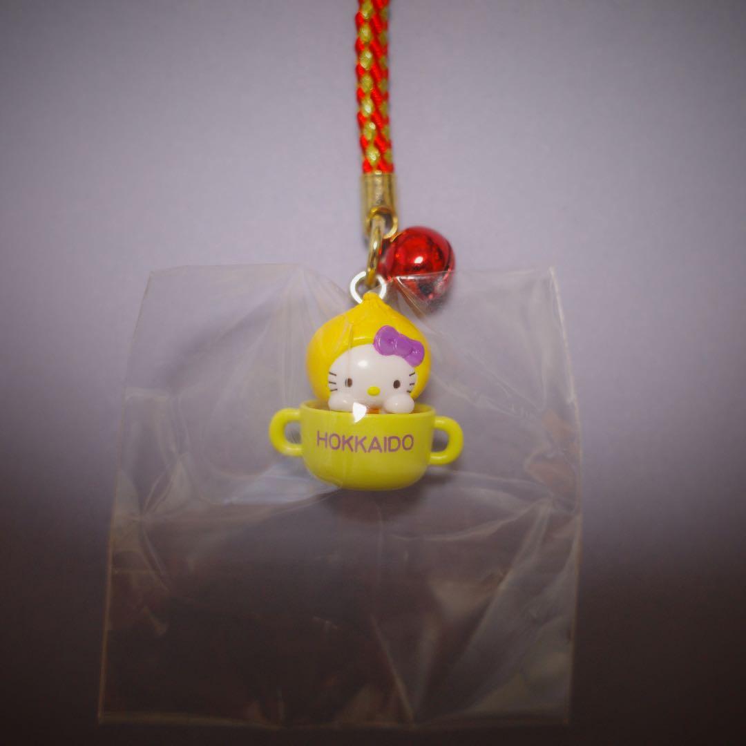 ご当地キティ　根付　根付け　ストラップ　北海道　スープ