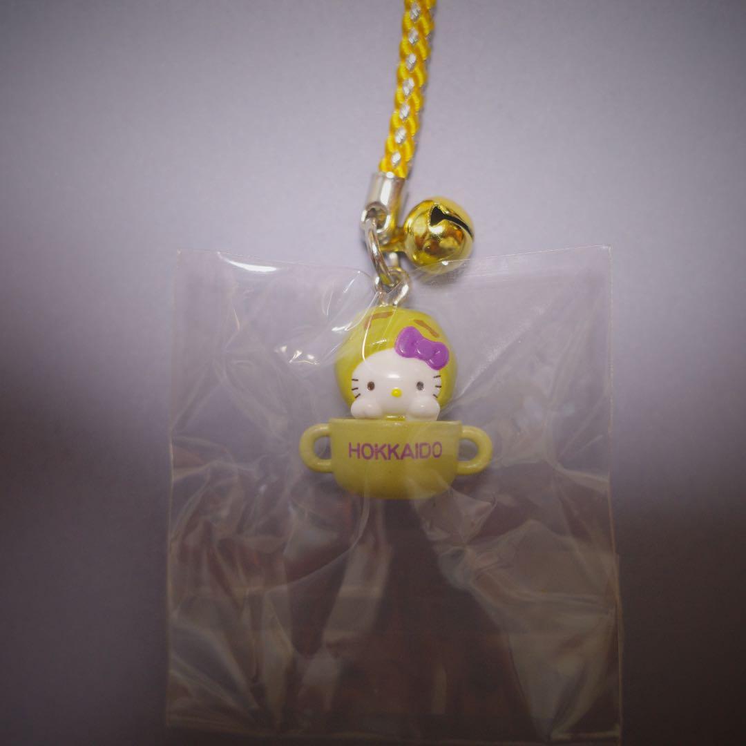 ご当地キティ　根付　根付け　ストラップ　北海道　スープ