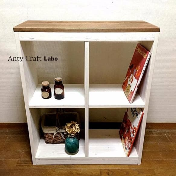 【引取可能】オープンラック 収納棚 本棚 飾り棚 幅64cm サイズオーダー可