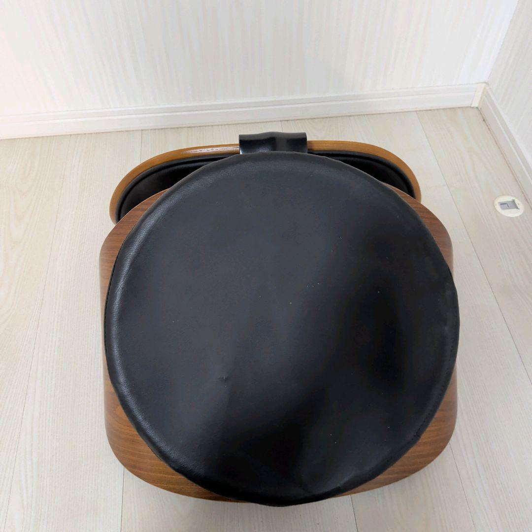 【美品】DORIS ドリス 座椅子 回転座椅子 ラウンジチェア 木目柄