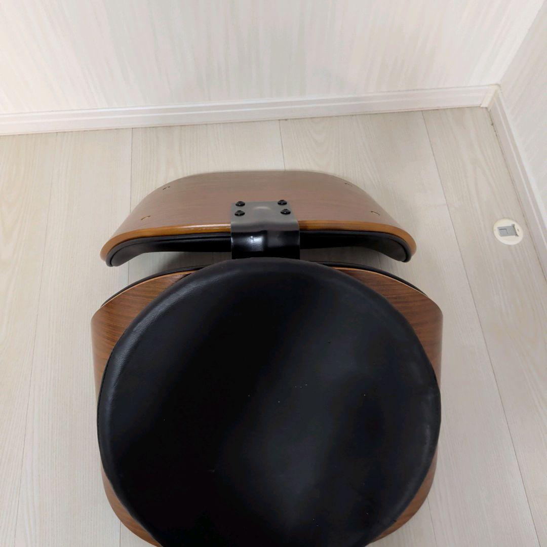 【美品】DORIS ドリス 座椅子 回転座椅子 ラウンジチェア 木目柄